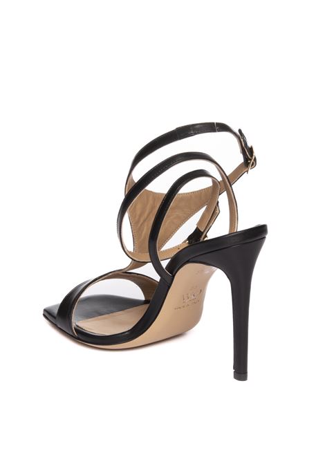 Black 587 sandal WO MILANO | 587NAPPA-NERO